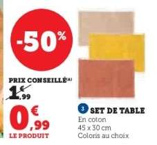 Set de table
