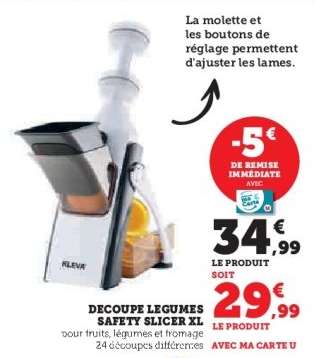 DECOUPE LEGUMES SAFETY SLICER XL