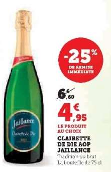 Clairette de Die AOP Jaillance
