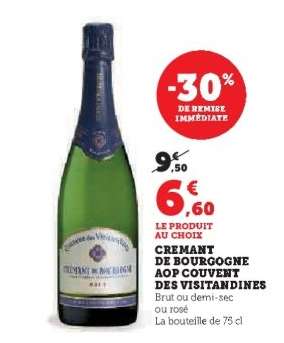 CREMANT DE BOURGOGNE AOP COUVENT DES VISITANDINES