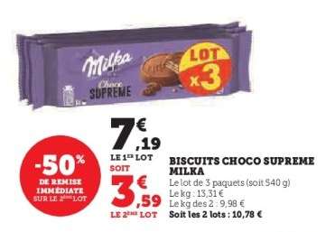 Biscuits Choco Supreme Milka