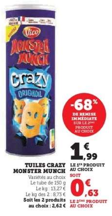 Tuiles Crazy Monster Munch