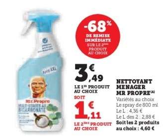 NETTOYANT MÉNAGER "MR PROPRE"