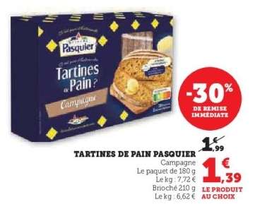 Tartines de Pain Pasquier