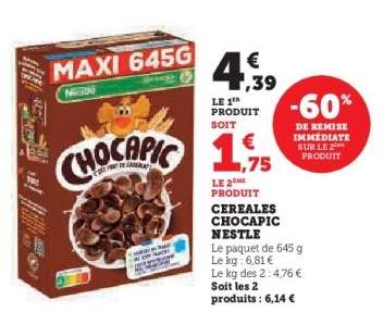 Céréales Chocapic Nestle