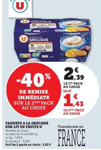 Yaourts à la Grecque