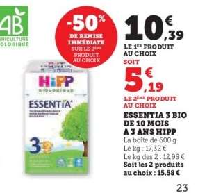 ESSENTIA 3 BIO DE 10 MOIS A 3 ANS HIPP