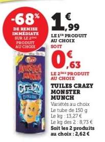 Tuiles Crazy Monster Munch