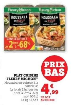 Plat Cuisiné Fleury Michon