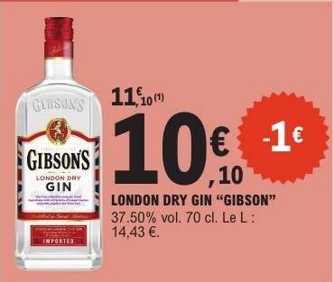 LONDON DRY GIN "GIBSON"