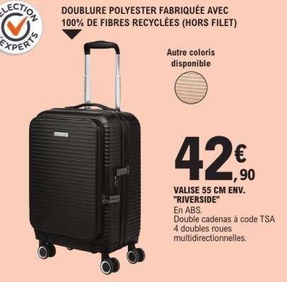 VALISE 55 CM ENV. "RIVERSIDE"