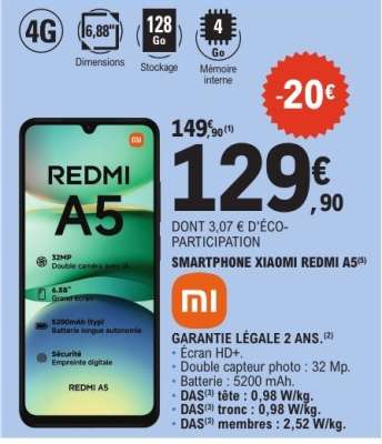 SMARTPHONE XIAOMI REDMI A5