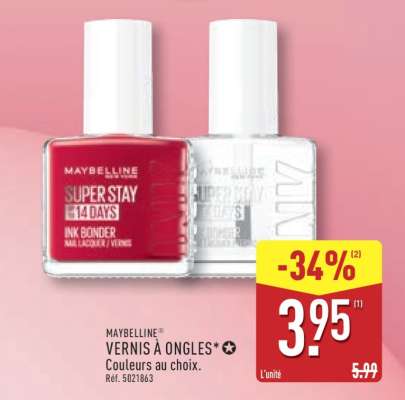 MAYBELLINE VERNIS À ONGLES