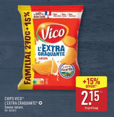 CHIPS VICO L'EXTRA CRAQUANTE