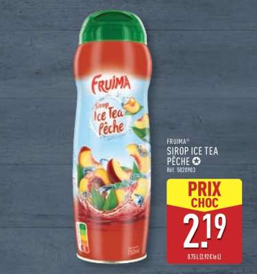 FRUIMA® SIROP ICE TEA PÊCHE