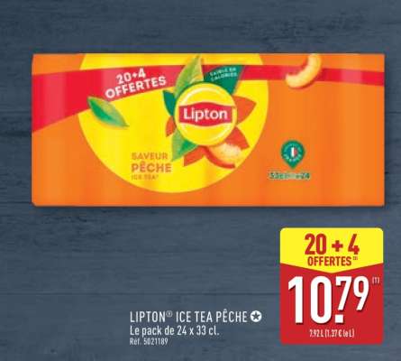 LIPTON® ICE TEA PÊCHE