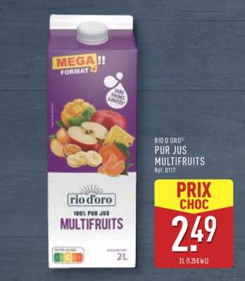 RIO D'ORO PUR JUS MULTIFRUITS
