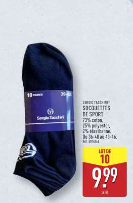 SERGIO TACCHINI SOCQUETTES DE SPORT