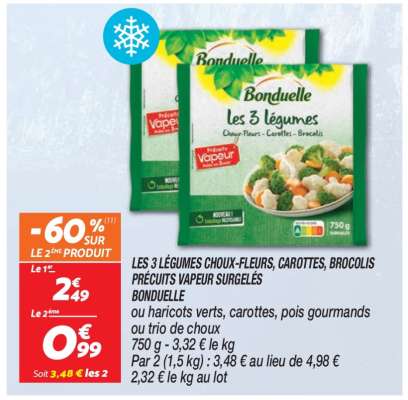 Bonduelle Les 3 Légumes