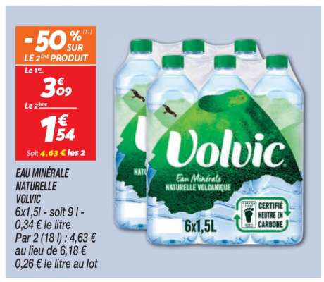 Eau Minérale Naturelle Volvic