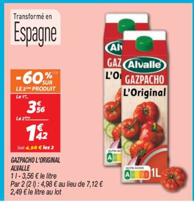 Gazpacho L'original Alvalle