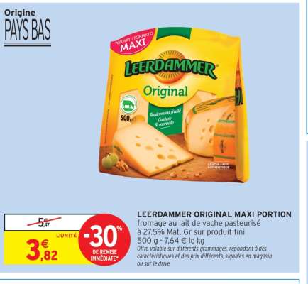 LEERDAMMER  ORIGINAL MAXI PORTION