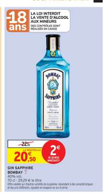 GIN SAPPHIRE BOMBAY