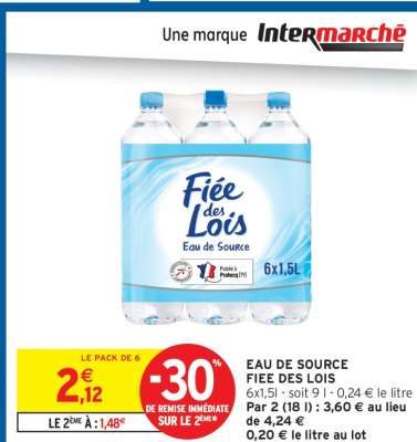EAU DE SOURCE FIEE DES LOIS