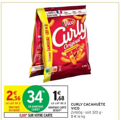 Curly Cacahuete Vico