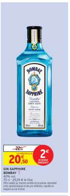 GIN SAPPHIRE BOMBAY