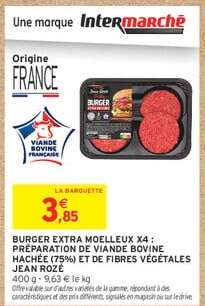 BURGER EXTRA MOELLEUX X4