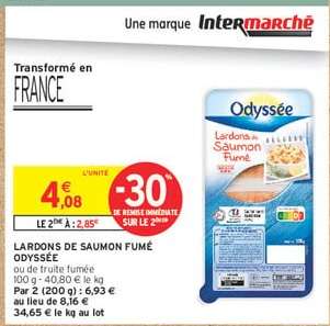 Lardons de Saumon Fumé Odyssée