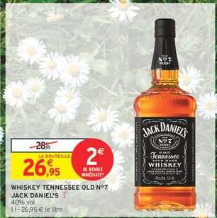 WHISKEY TENNESSEE OLD N°7 JACK DANIEL'S