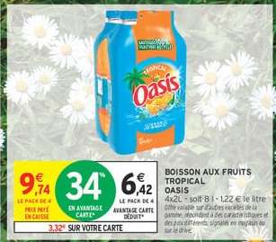 BOISSON AUX FRUITS TROPICAL “OASIS”