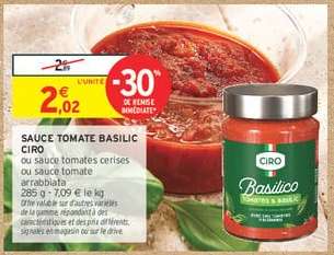 Sauce Tomate Basilic Ciro