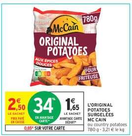L'Original Potatoes Surgelées McCain