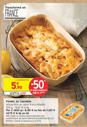 Penne au Saumon