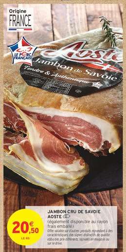 Jambon Cru de Savoie Aoste