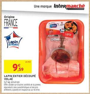 LAPIN ENTIER DÉCOUPÉ VOLAILLE