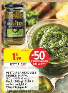 PESTO À LA GENOVESE SEGRETI DI RIVA