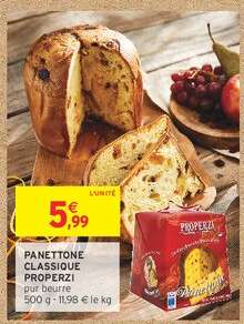 PANETTONE CLASSIQUE PROPERZI
