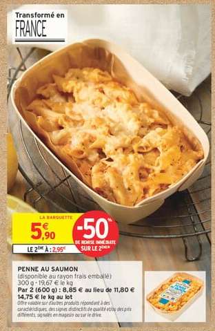 Penne au Saumon