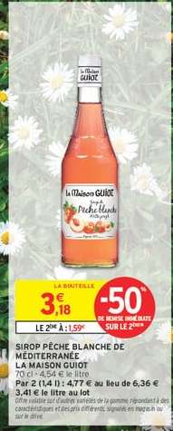 SIROP PÊCHE BLANCHE DE MÉDITERRANÉE
