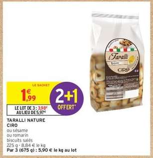 TARALLI NATURE CIRO