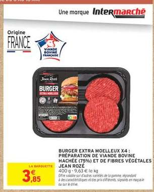 BURGER EXTRA MOELLEUX X4