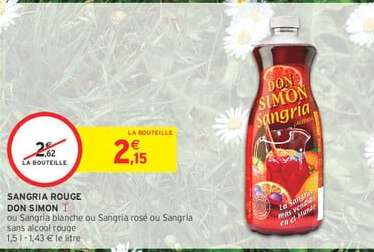 Sangria Rouge Don Simon