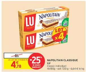 Napolitain Classique LU