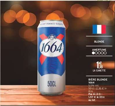 Bière Blonde 1664