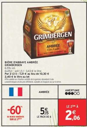 BIÈRE D'ABBAYE AMBRÉE GRIMBERGEN