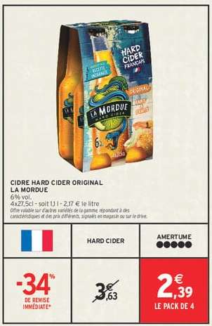 CIDRE HARD CIDER ORIGINAL LA MORDUE
